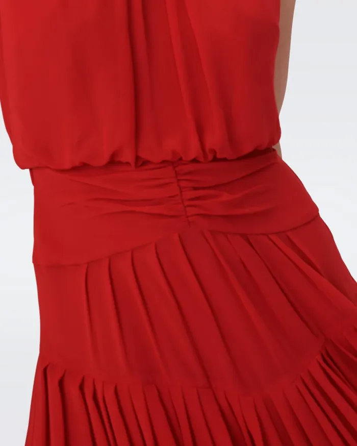 Women Menon Dress Magenta DVF Dresses