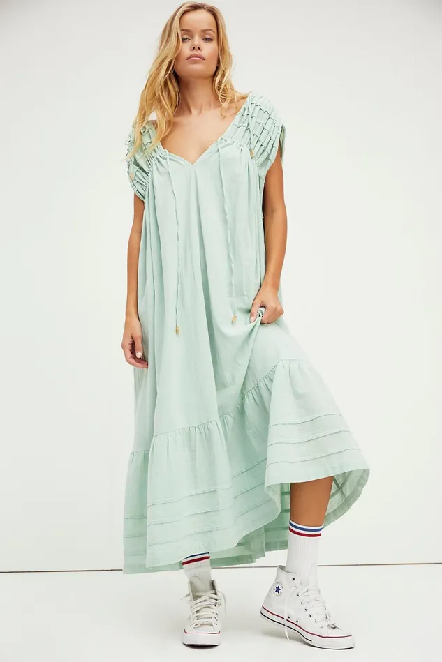 Women Midi Dresses Free People In The Mood For This Midi Dress Succulent