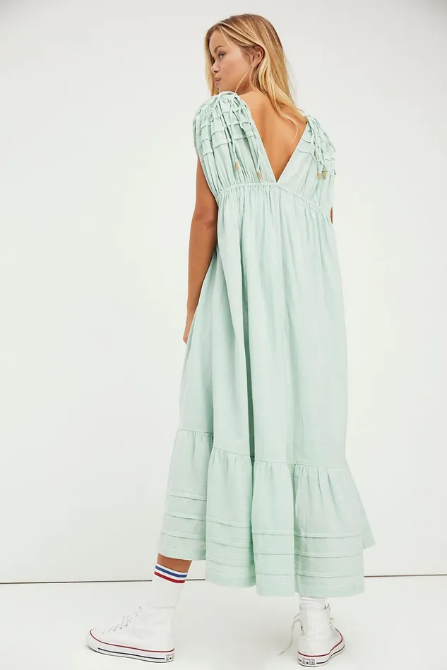 Women Midi Dresses Free People In The Mood For This Midi Dress Succulent