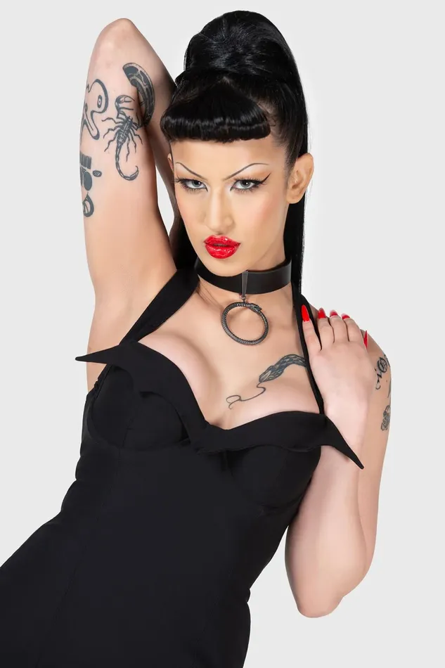 Women Midi Killstar Classy Chassy Dress