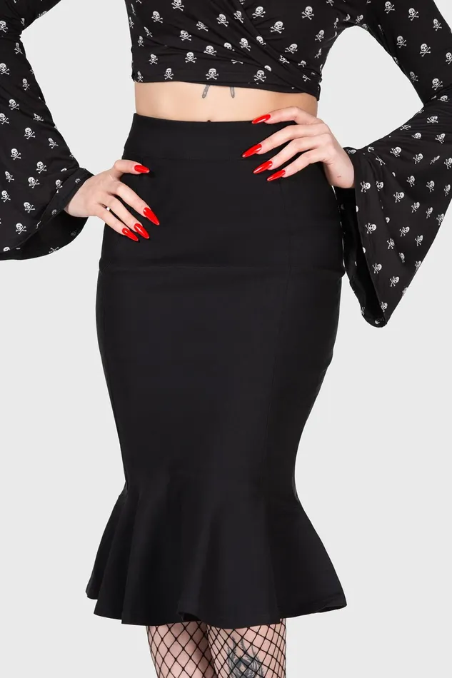 Women Midi Skirts Killstar Royal Blast Skirt