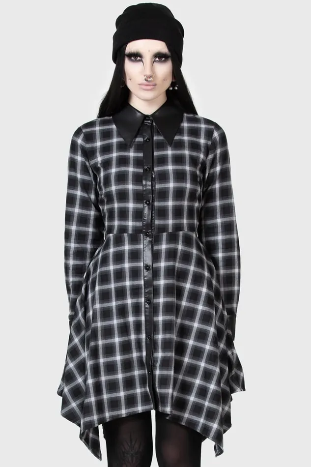 Women Mini Killstar Artem Shirt Dress