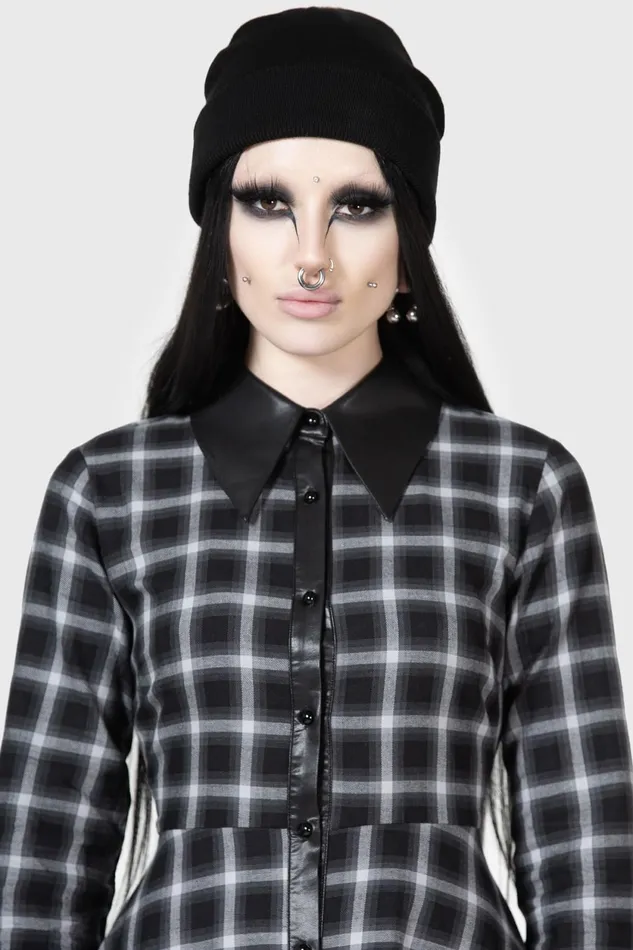 Women Mini Killstar Artem Shirt Dress