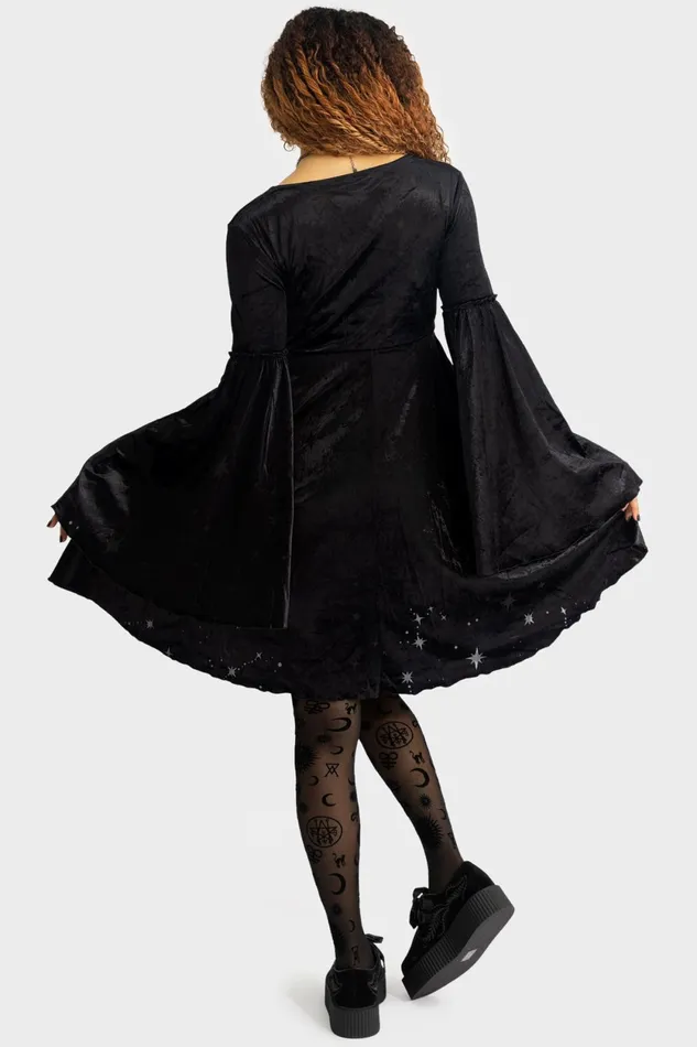 Women Mini Killstar Coma Star Mini Dress