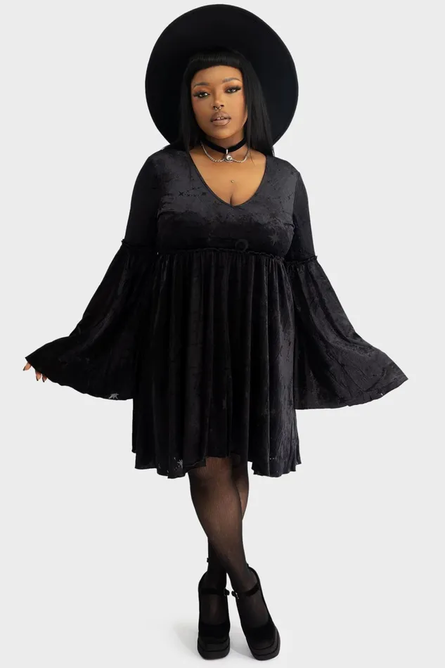Women Mini Killstar Coma Star Mini Dress