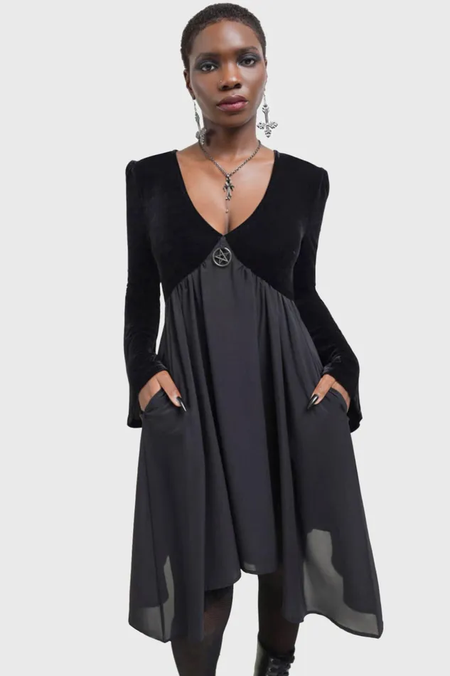 Women Mini Killstar Nyctogrim Dress