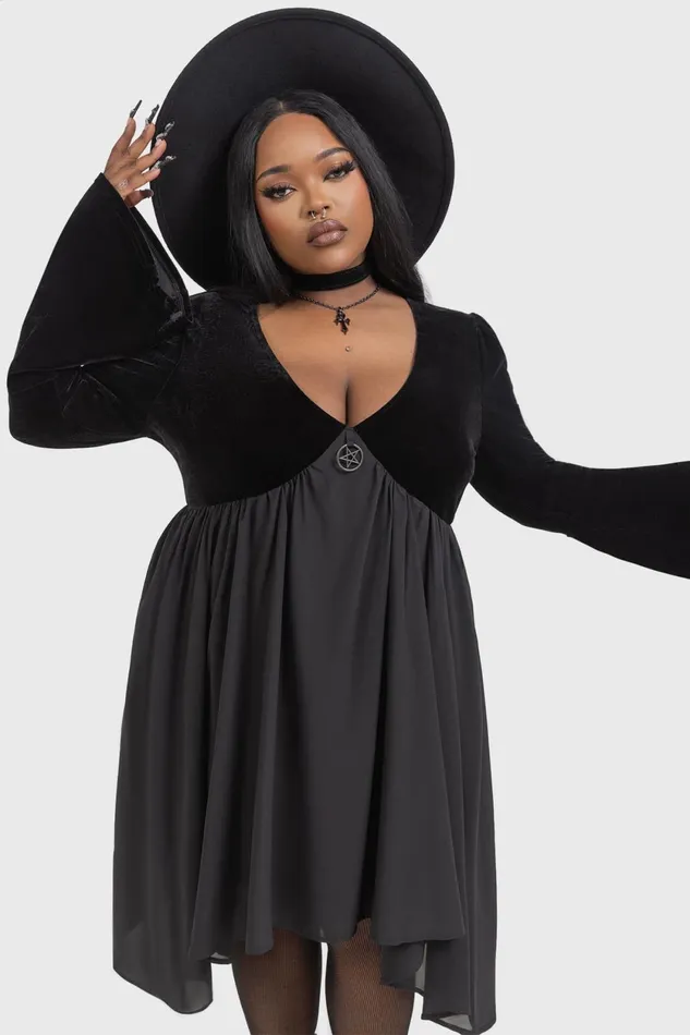 Women Mini Killstar Nyctogrim Dress