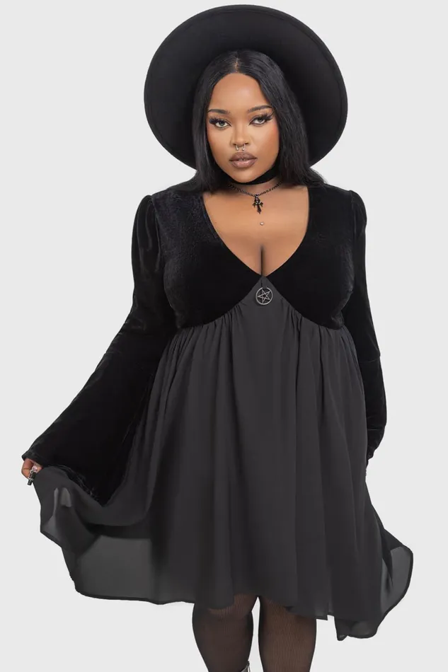 Women Mini Killstar Nyctogrim Dress