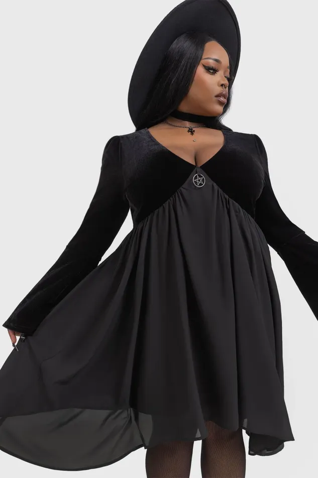 Women Mini Killstar Nyctogrim Dress