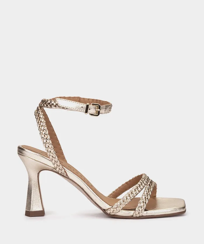 Women Mogn Metallic 8211 Heeled Sandals Pedro Miralles