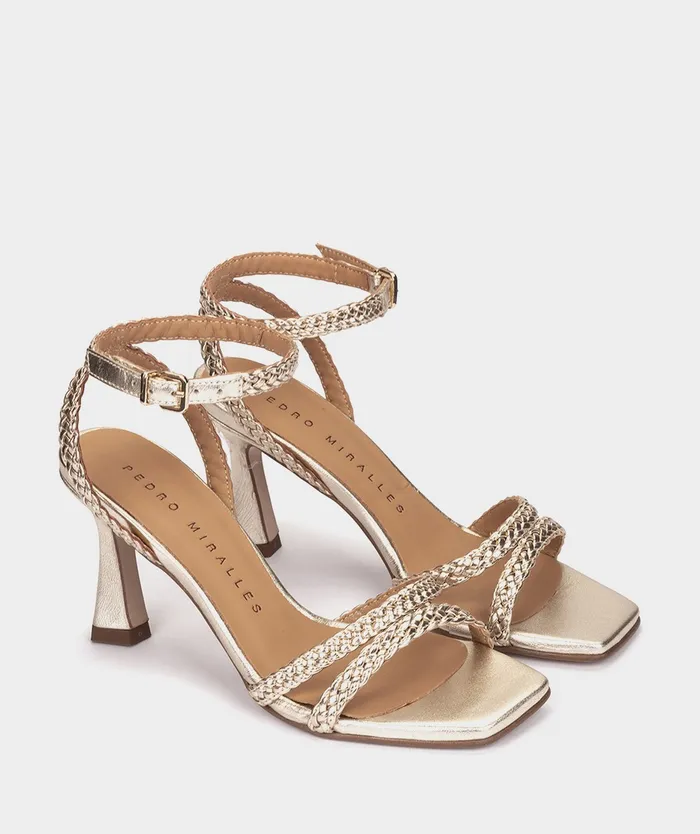 Women Mogn Metallic 8211 Heeled Sandals Pedro Miralles