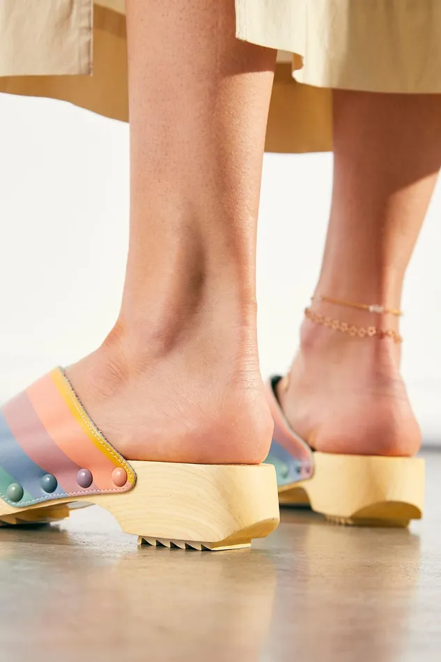 Women Mules Free People Remy Clogs Rainbow