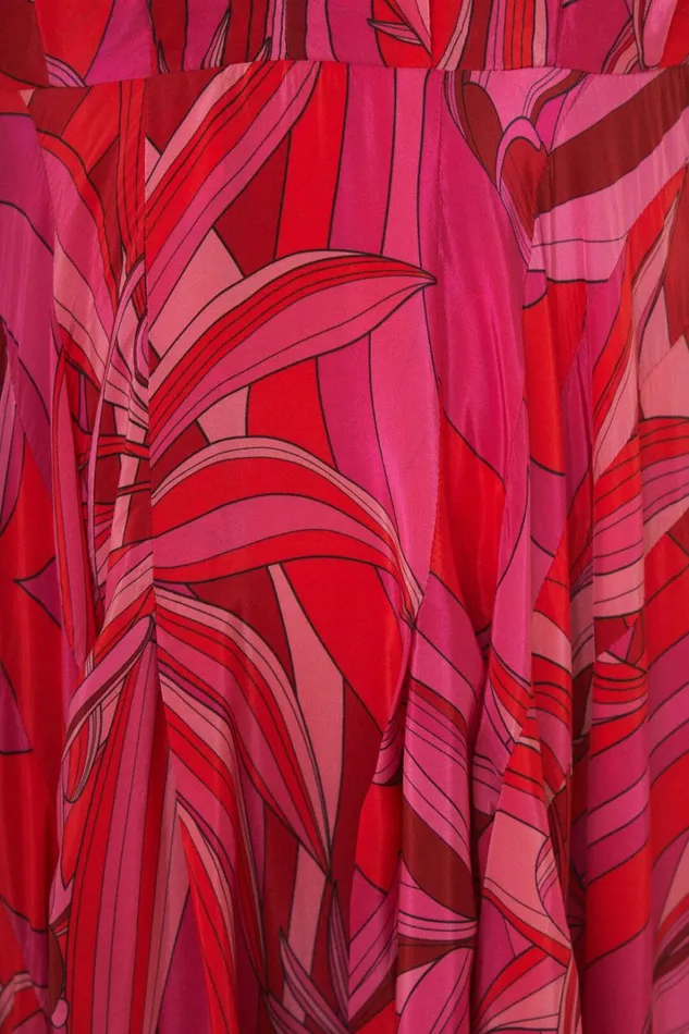 Women Red Endless Summer V Neck Midi Dress Endless Summer Red FARM Rio Midi Dresses