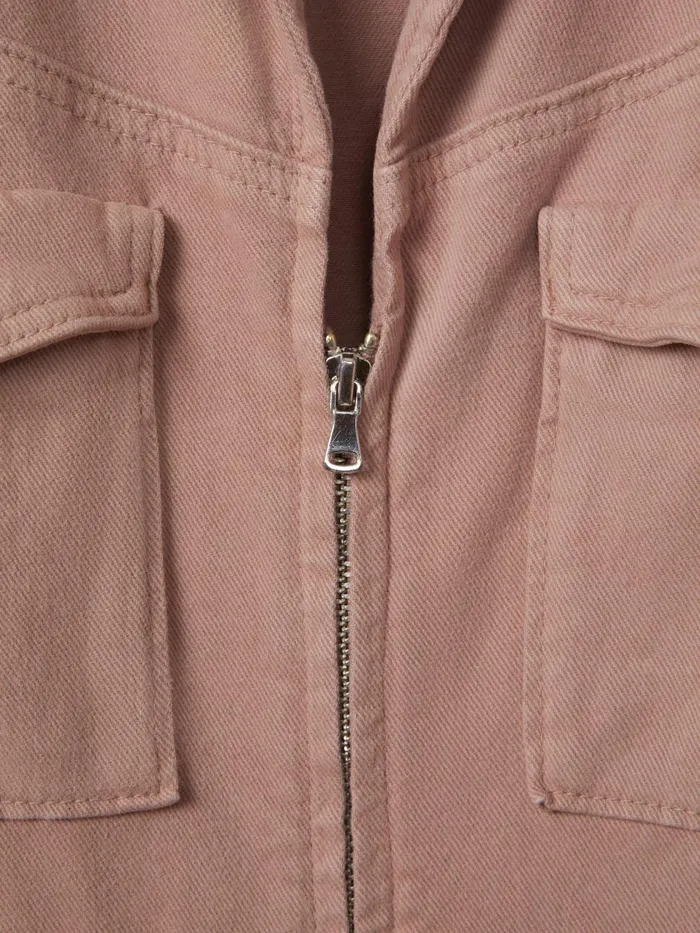 Women Reiss Jumpsuits and Playsuits Denim Jumpsuit Mauve