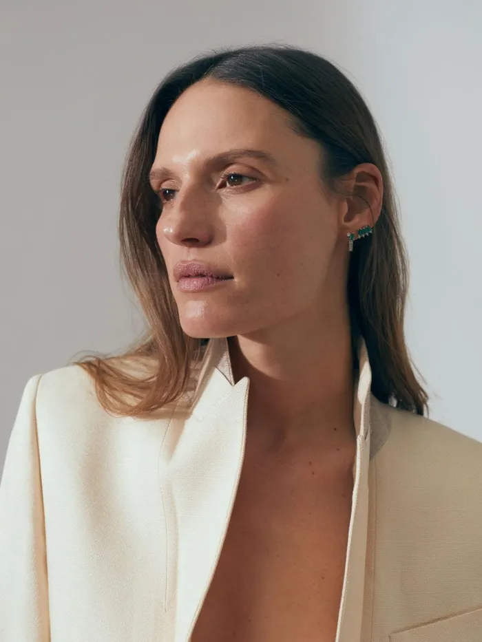 Women Reiss Suits and Tailoring Italian Textured Single Breasted Suit Blazer Blush