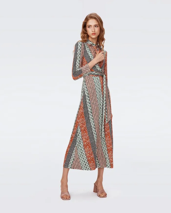 Women Sana Dress Ibiza Stripe DVF Dresses