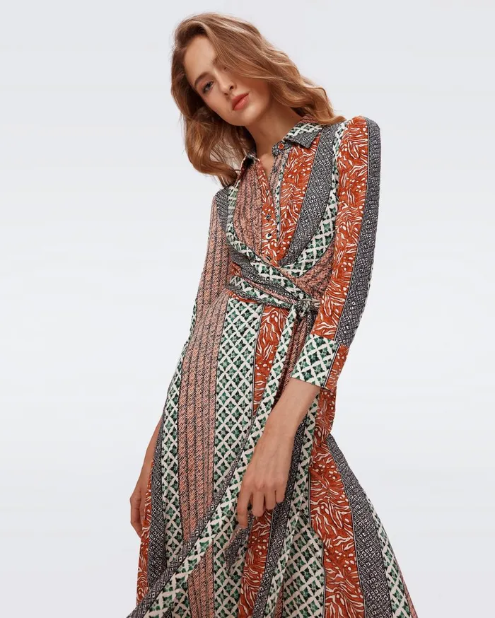 Women Sana Dress Ibiza Stripe DVF Dresses