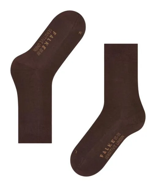 Women Sensitive London Women Socks Dark Brown FALKE Functionals