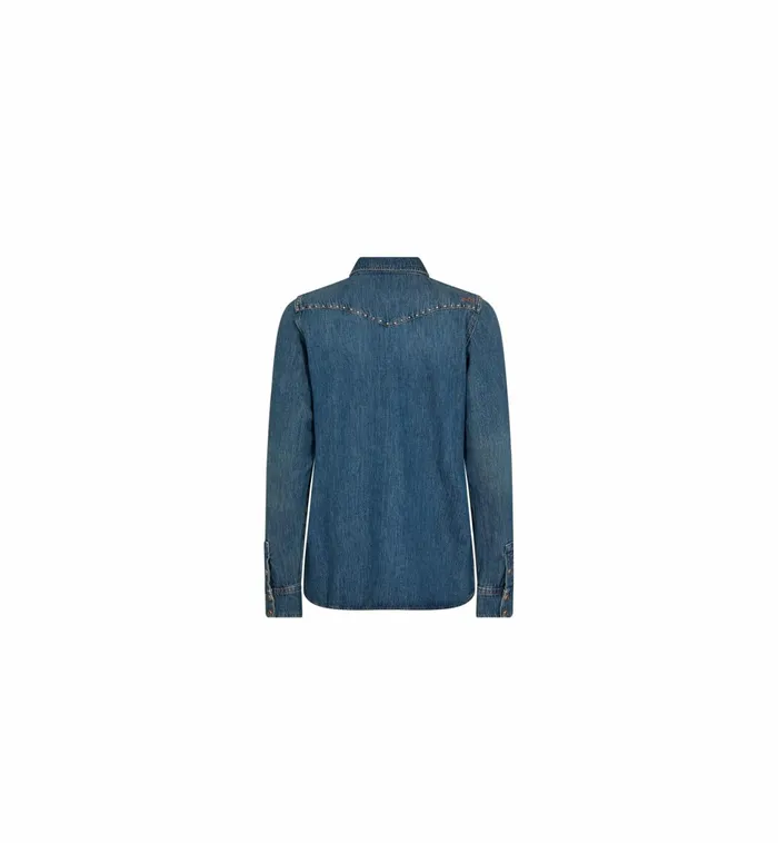 Women Shirts MOS MOSH MMElvira Denim Shirt Blue