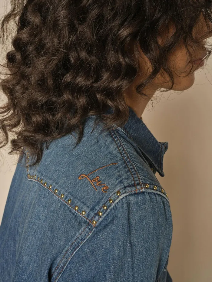 Women Shirts MOS MOSH MMElvira Denim Shirt Blue