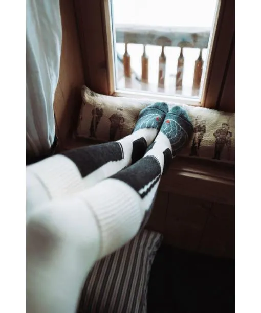 Women SK1 Comfort Women Skiing Kneehigh Socks Blue Note FALKE Ski Socks