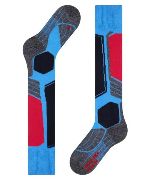Women SK1 Comfort Women Skiing Kneehigh Socks Blue Note FALKE Ski Socks