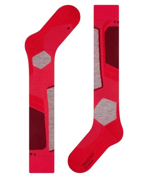 Women SK4 Advanced Women Skiing Kneehigh Socks Rose FALKE Ski Socks