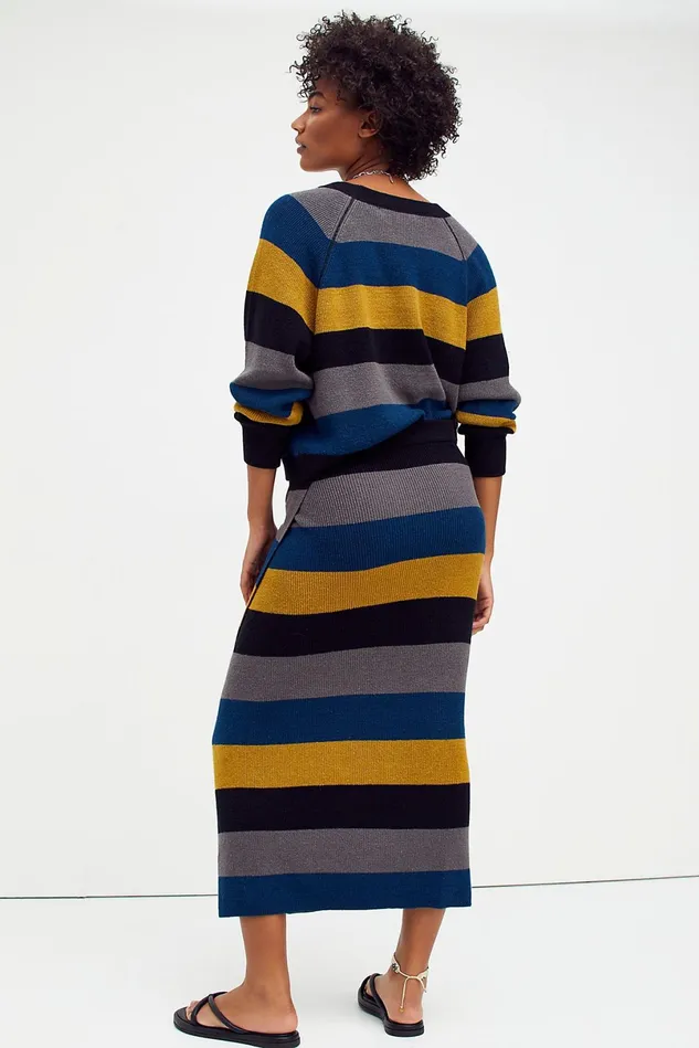 Women Skirts Free People Striped Eyes On You Set Dark Combo