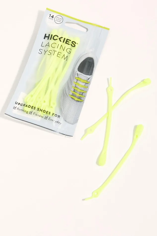Women Sneakers Free People Hickies Laces Neon Yellow