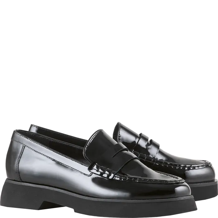Women Stanley Loafers Black HGL Classic
