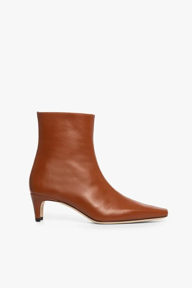 Women STAUD Boots WALLY ANKLE BOOT TAN