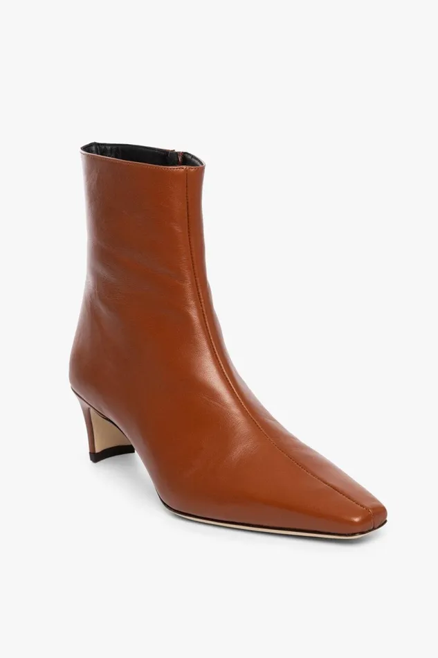 Women STAUD Boots WALLY ANKLE BOOT TAN