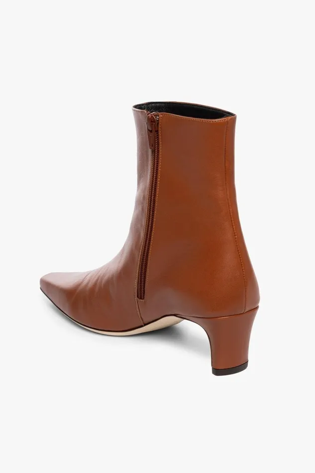Women STAUD Boots WALLY ANKLE BOOT TAN