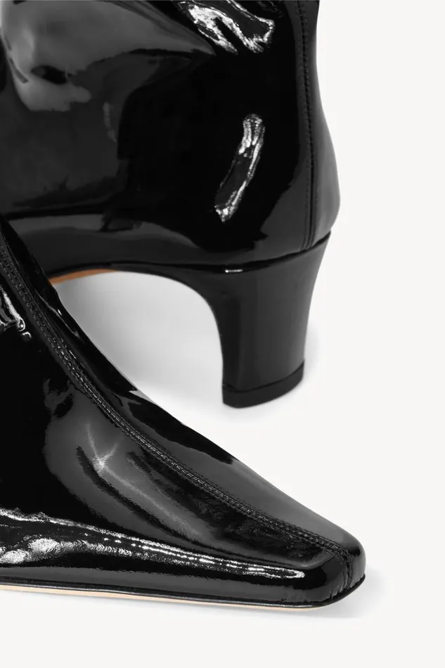 Women STAUD Boots WALLY BOOT BLACK PATENT Women STAUD Boots WALLY BOOT BLACK PATENT