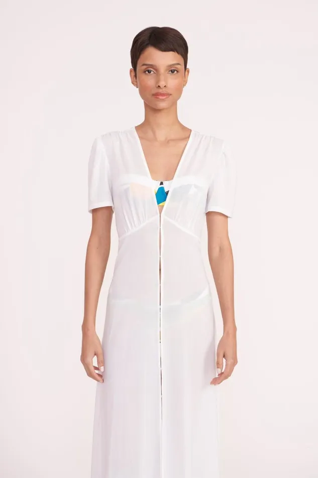 Women STAUD Cover Ups SONYA COVERUP WHITE Women STAUD Cover Ups SONYA COVERUP WHITE