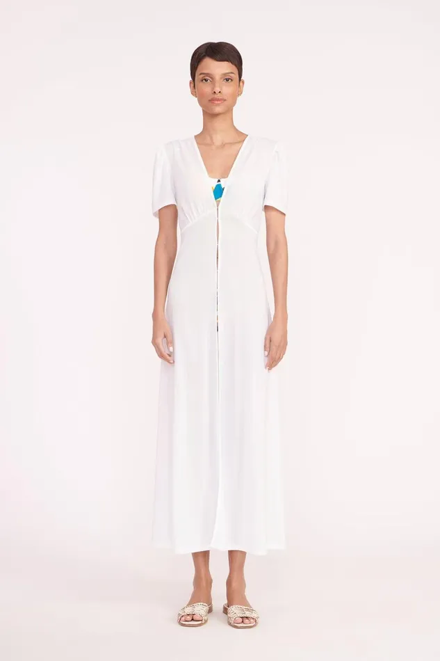 Women STAUD Cover Ups SONYA COVERUP WHITE Women STAUD Cover Ups SONYA COVERUP WHITE