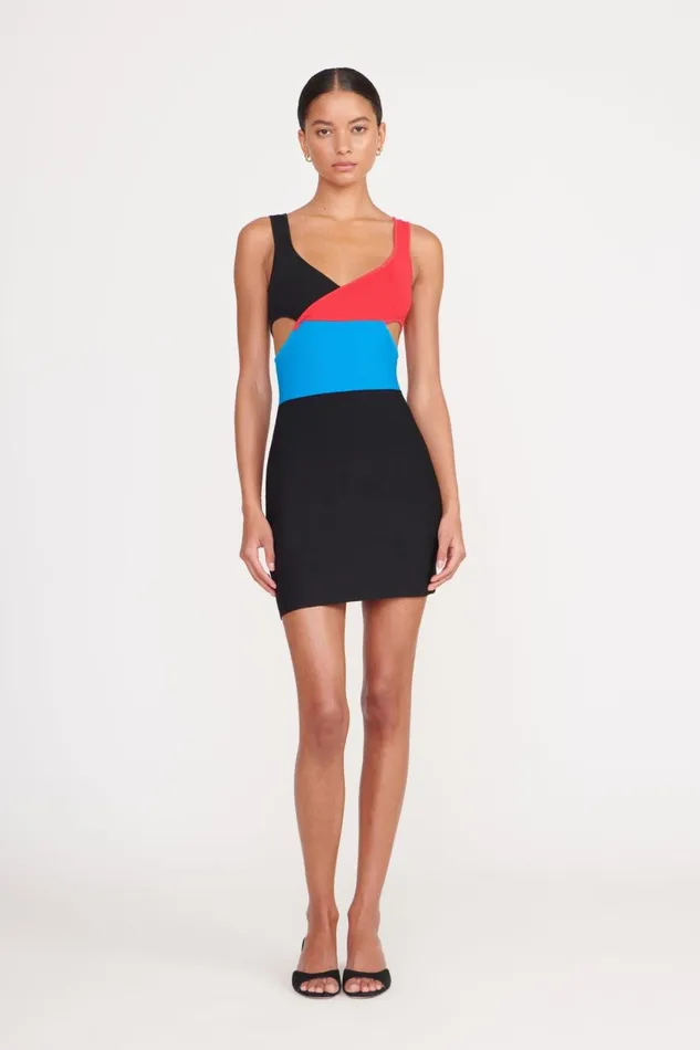 Women STAUD Dresses CASSANDRA DRESS MARBLE WAVE