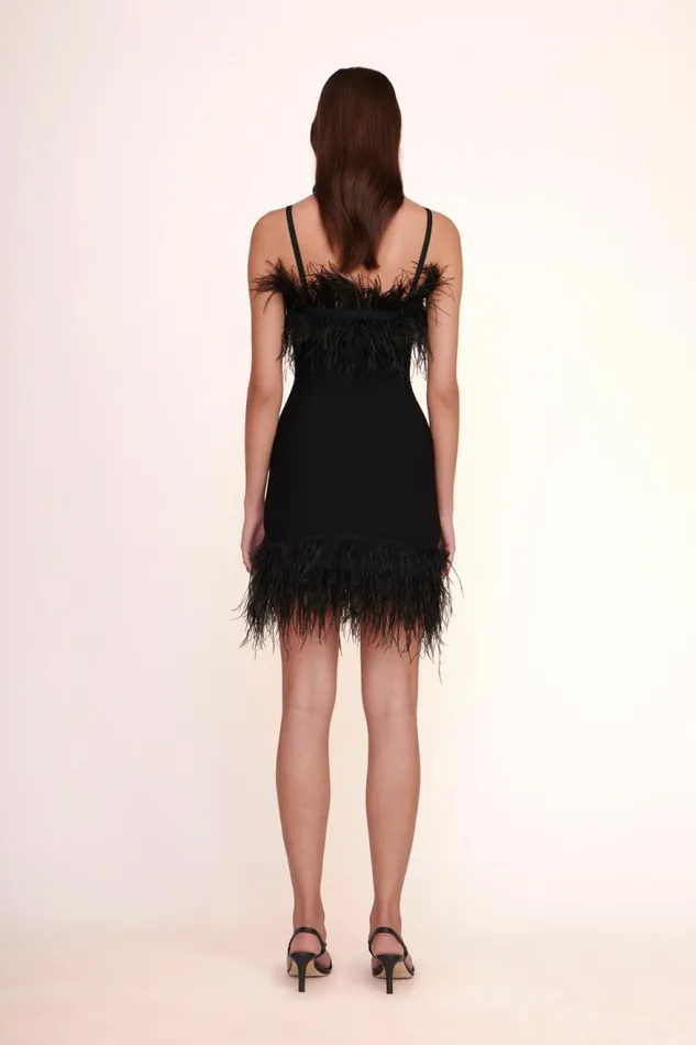 Women STAUD Dresses ETTA DRESS BLACK