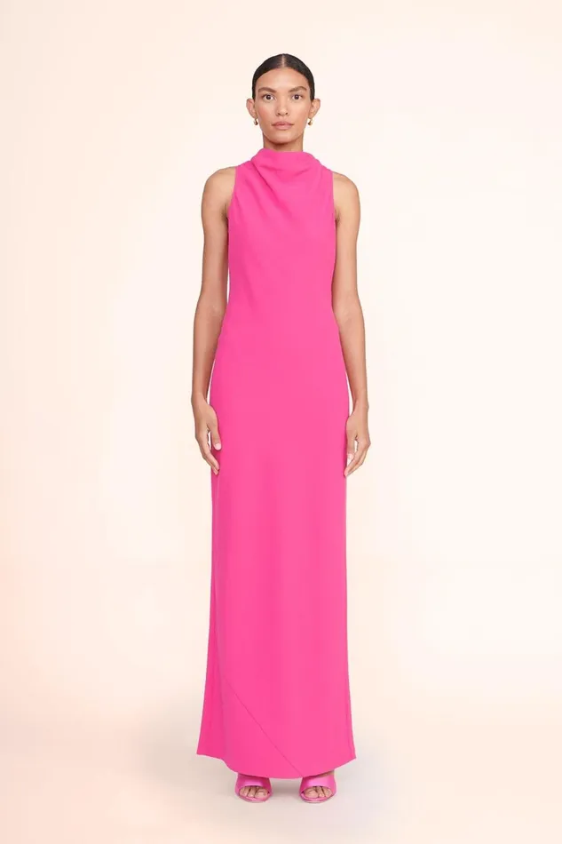 Women STAUD Dresses SHANNON DRESS MAGENTA