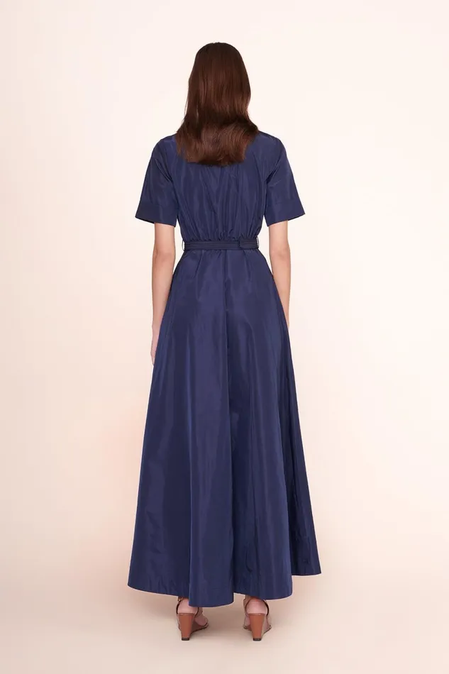 Women STAUD Dresses SWIRL SHIRT DRESS NAVY