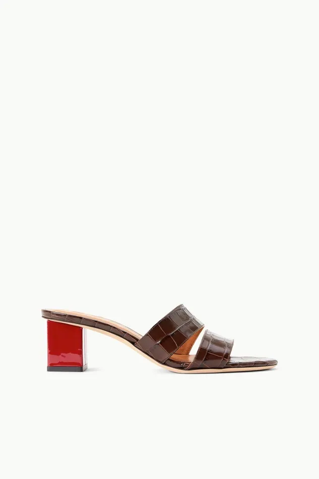 Women STAUD Heels JULES BLOCK HEEL ESPRESSO RUBY