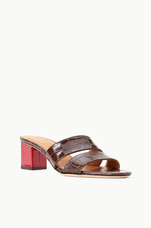 Women STAUD Heels JULES BLOCK HEEL ESPRESSO RUBY