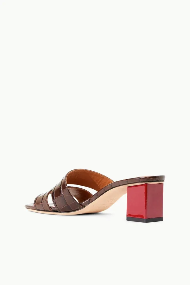 Women STAUD Heels JULES BLOCK HEEL ESPRESSO RUBY
