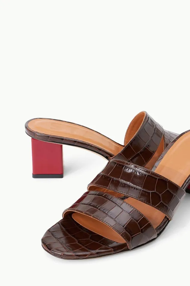 Women STAUD Heels JULES BLOCK HEEL ESPRESSO RUBY