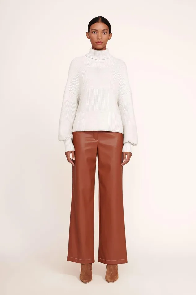 Women STAUD Knits BENNY SWEATER IVORY