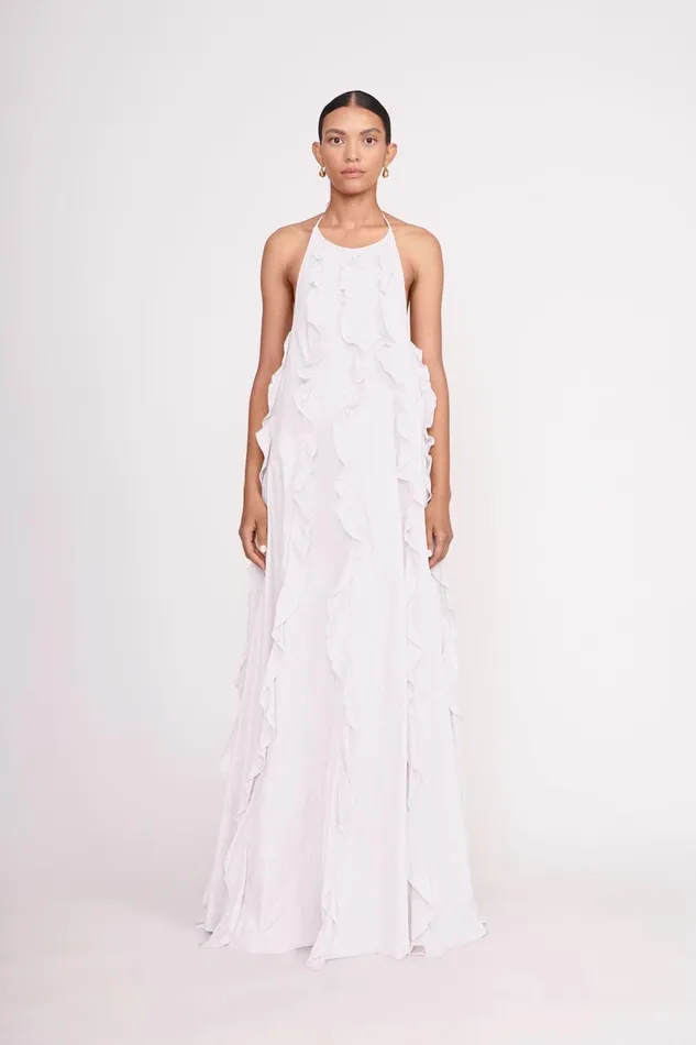 Women STAUD Occasion Dresses MARIKE DRESS WHITE