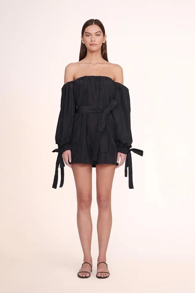 Women STAUD Occasion Dresses MINI COLBY DRESS BLACK