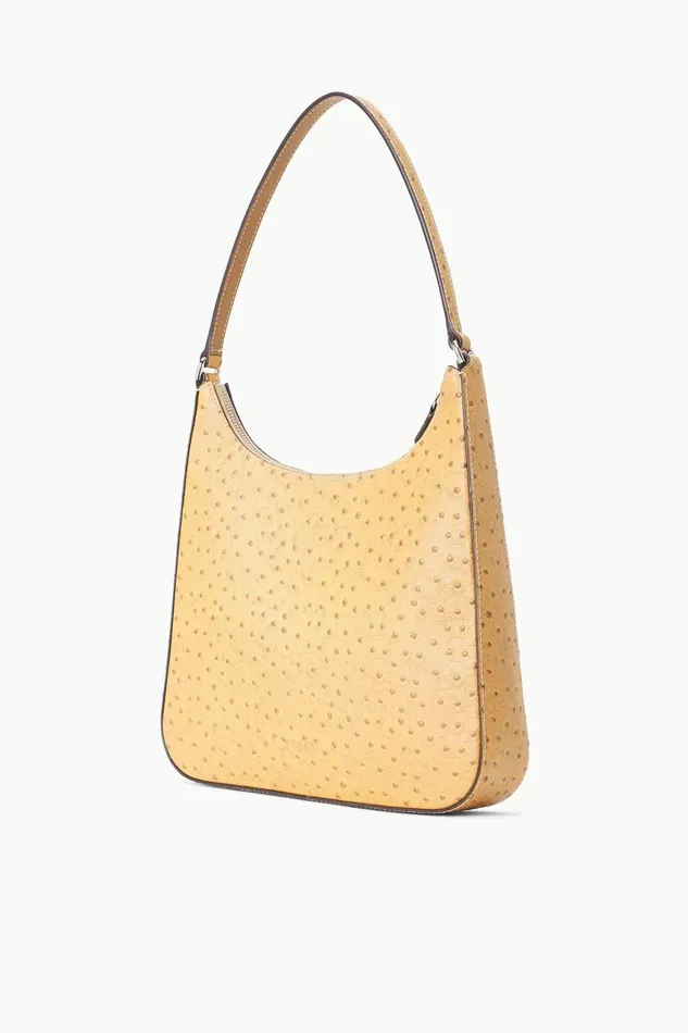 Women STAUD Shoulder ALEC BAG WALNUT OSTRICH EMBOSSED Women STAUD Shoulder ALEC BAG WALNUT OSTRICH EMBOSSED