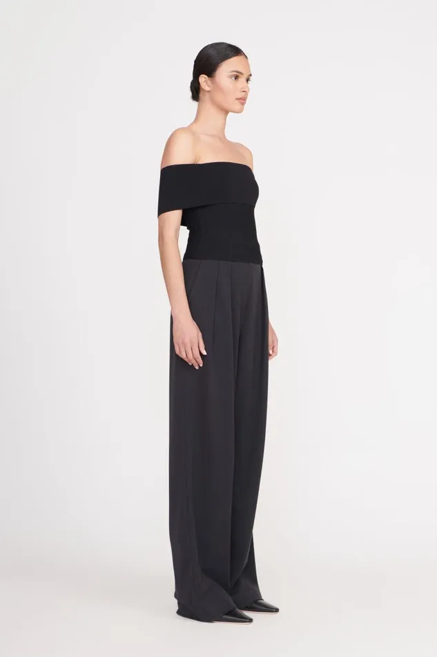 Women STAUD Tops ARTISTRY TOP BLACK