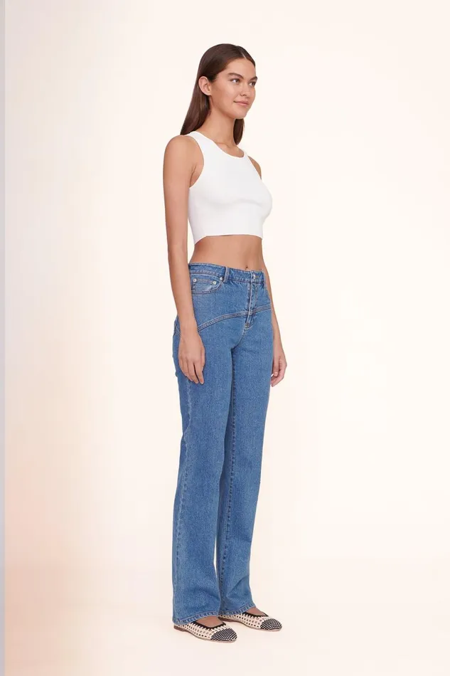 Women STAUD Tops NOOR TOP WHITE